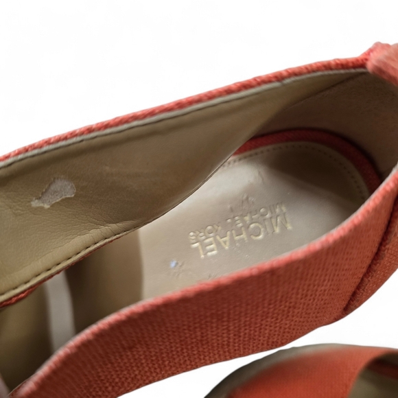 Michael Kors Damita Espadrille Platform Wedge Sandal Size 9.5 - Picture 9 of 10